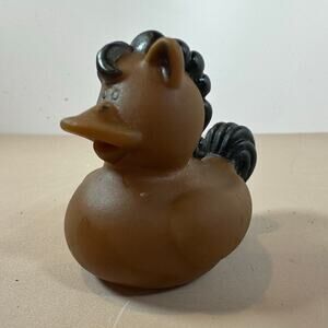 Brown Horse Rubber Duck Ducky Black Mane Oriental Trading Western